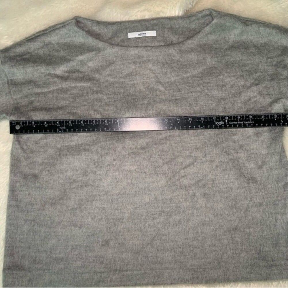 Sz F Grey Acrylic Wool Relume Journal Standard Sweater
